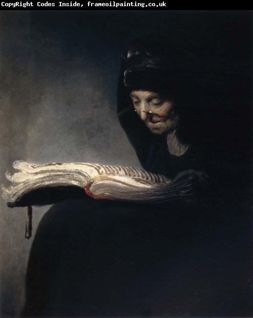 REMBRANDT Harmenszoon van Rijn Portrait of Rembrandt-s Mother